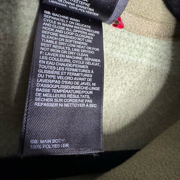 The North Face Mens Pullover Fleece 1/4 Zip Long Sleeve Striped XXL - Picture 6 of 7